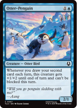 Otter-Penguin single card from Magic: the Gathering