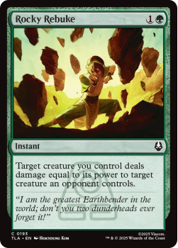 Rocky Rebuke single card from Magic: the Gathering
