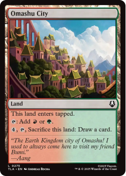 Omashu City single card from Magic: the Gathering