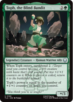 Toph, the Blind Bandit single card from Magic: the Gathering