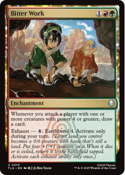 Bitter Work single card from Magic: the Gathering