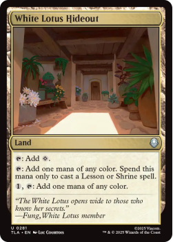 White Lotus Hideout single card from Magic: the Gathering