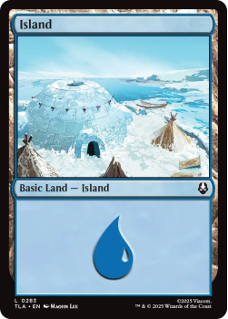 Island single card from Magic: the Gathering