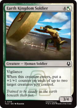 Earth Kingdom Soldier single card from Magic: the Gathering