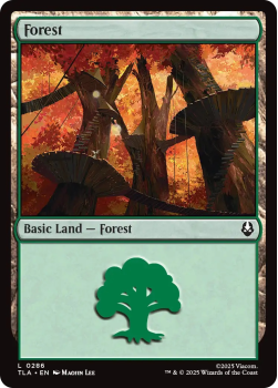 Forest single card from Magic: the Gathering