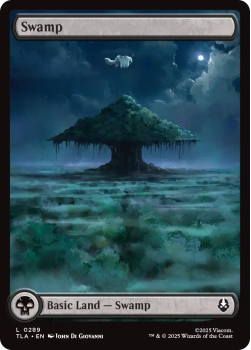 Swamp single card from Magic: the Gathering
