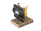 One Piece: Grand Ship Collection Marshall D. Teach Pirate Ship Model Kit - Image 3