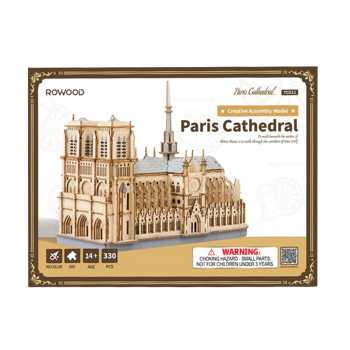 Rowood Paris Cathedral 3D Wooden Puzzle TG511