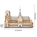 Rowood Paris Cathedral 3D Wooden Puzzle TG511 - Image 6