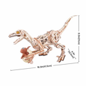 ROKR Velociraptor Mechanical 3D Wooden Puzzle LD01 - Image 6
