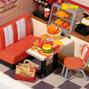 Rolife Yum Yum Burgers DIY Miniature House DW010 - Image 5
