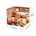 Rolife Yum Yum Burgers DIY Miniature House DW010 - Image 6