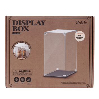 Rolife Stackable Dust Cover for Book Nooks WD1001