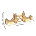 Rolife Tower Bridge with Lights 3D Wooden Puzzle TG412 - Image 4