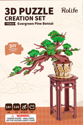 Rolife Evergreen Pine Bonsai DIY Wooden 3D Puzzle TG510