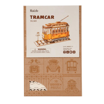 Rolife Tramcar 3D Wooden Puzzle TG505
