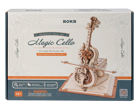 ROKR Magic Cello Mechanical Music Box 3D Wooden Puzzle AMK63