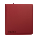 Vault X 12-Pocket Exo-Tec Zip Binder Metallic Red - Image 2