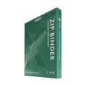 Vault X 9-Pocket Exo-Tec Zip Binder Metallic Green
