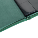Vault X 9-Pocket Exo-Tec Zip Binder Metallic Green - Image 4