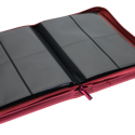 Vault X 4-Pocket Exo-Tec Zip Binder Metallic Red - Image 5
