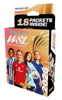 Barclays Women&rsquo;s Super League Official Sticker Collection 2026 Mega Multi Set