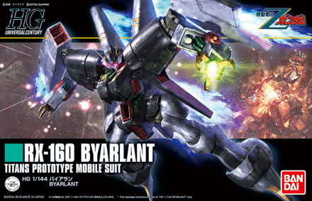 RX-160 Byarlant Titans Prototype Mobile Suit Model Kit