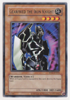 Gearfried the Iron Knight (Rare) single card from Yu-Gi-Oh