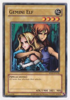 Gemini Elf (Common) single card from Yu-Gi-Oh