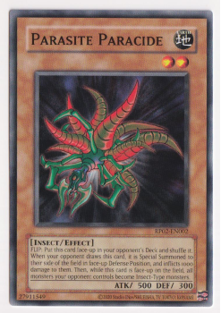 Parasite Paracide (Common) single card from Yu-Gi-Oh