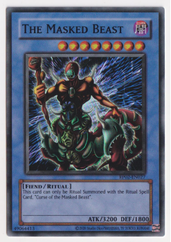 The Masked Beast (Super Rare) single card from Yu-Gi-Oh