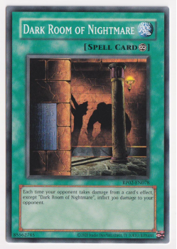 Dark Room of Nightmare (Common) single card from Yu-Gi-Oh