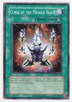Curse of the Masked Beast (Common) single card from Yu-Gi-Oh