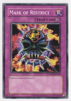 Mask of Restrict (Common) single card from Yu-Gi-Oh