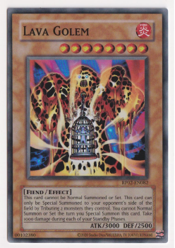 Lava Golem (Super Rare) single card from Yu-Gi-Oh