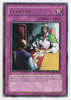 Ceasefire (Rare) single card from Yu-Gi-Oh