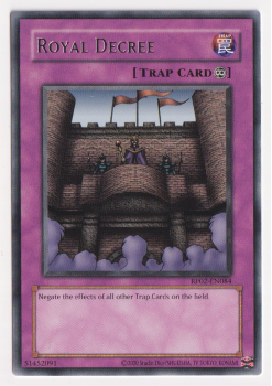 Royal Decree (Rare) single card from Yu-Gi-Oh