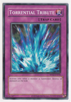 Torrential Tribute (Common) single card from Yu-Gi-Oh