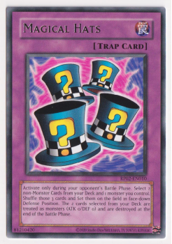 Magical Hats (Rare) single card from Yu-Gi-Oh