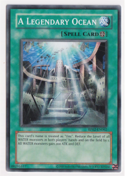 A Legendary Ocean (Common) single card from Yu-Gi-Oh