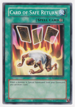 Card of Safe Return (Common) single card from Yu-Gi-Oh