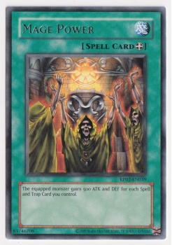 Mage Power (Rare) single card from Yu-Gi-Oh