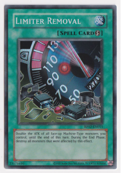 Limiter Removal (Super Rare) single card from Yu-Gi-Oh