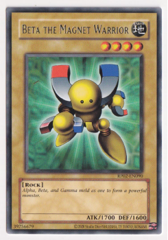 Beta The Magnet Warrior (Rare) single card from Yu-Gi-Oh