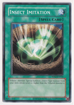 Insect Imitation (Common) single card from Yu-Gi-Oh