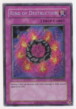 Ring of Destruction (Secret Rare) single card from Yu-Gi-Oh