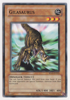 Gilasaurus (Common) single card from Yu-Gi-Oh