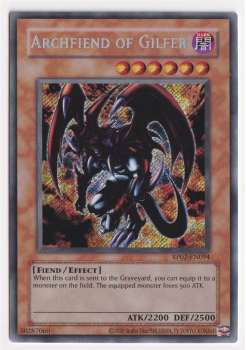 Archfiend of Gilfer (Secret Rare) single card from Yu-Gi-Oh