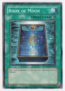 Book of Moon (Common) single card from Yu-Gi-Oh