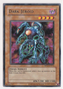 Dark Jeroid (Rare) single card from Yu-Gi-Oh